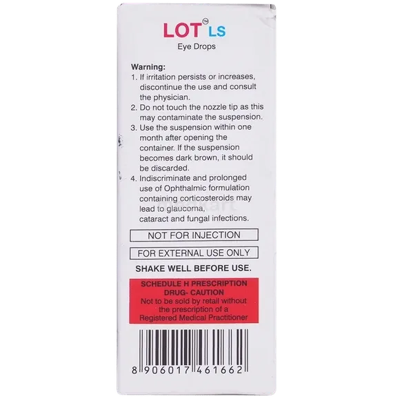 lot ls eye drops 5 ml